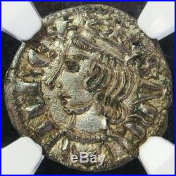 1284-1295 Silver Spain Castile And Leon Sancho IV Cornado Ngc Mint State 63