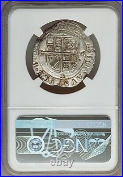 1639-1640 England Charles I Shilling NGC AU53 Tower Mint 5.93g. Silver