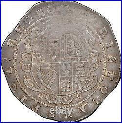 1642-1643 King Charles I England UK Britain Silver Crown Truro Mint S-3045 VF25