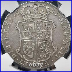 1688 Scotland James VII 40 Shillings NGC XF45 Lot#G2585 Silver! Very Scarce