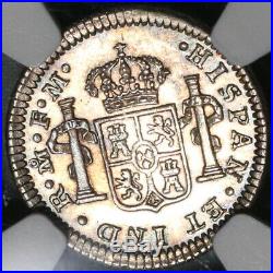 1773 NGC MS 62 Mexico 1/2 Real Colonial Spain Mint State Silver Coin (20030901C)