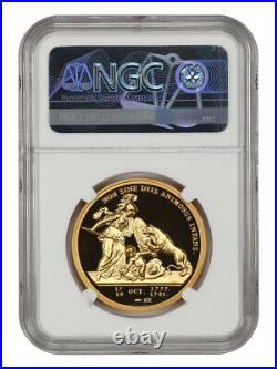 1776 Libertas Americana 2014 Gold Restrike NGC PF69 UCAM (Paris Mint)