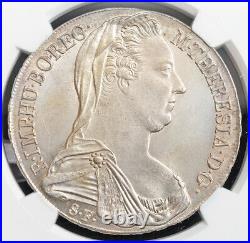 1780, Italy. Silver Maria Theresa Thaler Coin. (1815-1821) Milan mint! NGC MS62