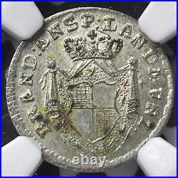 1785-S Germany Brandenburg-Ansbach 1 Kreuzer NGC MS63 Lot#G6755 Choice UNC