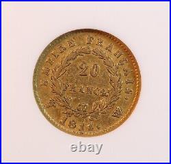 1811-W France Napoleon I Bonaparte Gold 20 Francs Coin NGC XF40 -Lille Mint