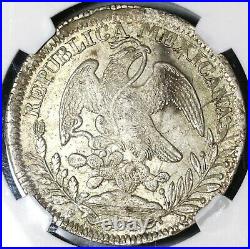 1839-Zs NGC MS 62 Mexico 8 Reales Rare Silver Mint State Coin POP 5/0 20011701C