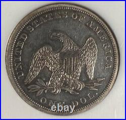 1844 Seated Liberty Dollar Ngc Au50 20,000 Minted