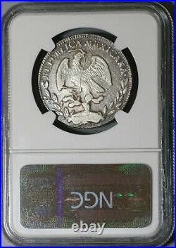 1867-Ho NGC XF Det Mexico 4 Reales Rare Hermosillo Mint Silver Coin (19122902C)