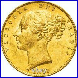 1869 Mint State Queen Victoria Gold Sovereign NGC MS 61 Die Number 42