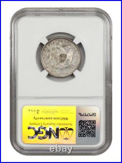 1872 25c Ngc Au55