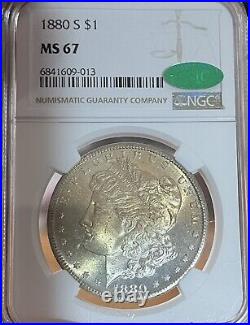 1880-S NGC/CAC MS67 Morgan Silver Dollar