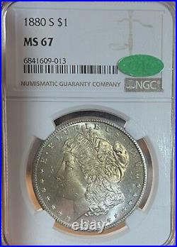 1880-S NGC/CAC MS67 Morgan Silver Dollar