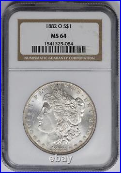 1882-O NGC Silver Morgan Dollar MS64 Mint State US Coin
