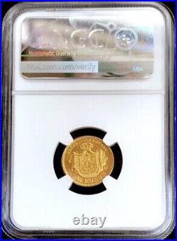 1883 Eb La Gold Sweden 10 Kronor Coin Oscar II Coin Ngc Mint State 66