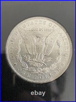 1884-CC Morgan Silver $1 Dollar (Carson City mint). GSA Hoard Coin. MS63 (NGC)
