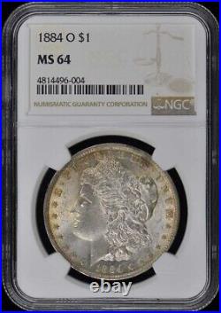 1884-O Morgan Dollar S$1 NGC MS64