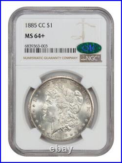 1885-CC $1 NGC/CAC MS64+ Morgan Dollar