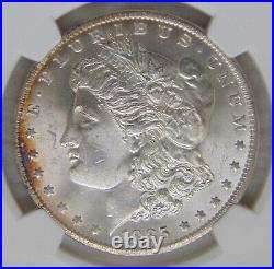 1885 O Morgan Silver Dollar COIN, NGC MS64, NICE TONING