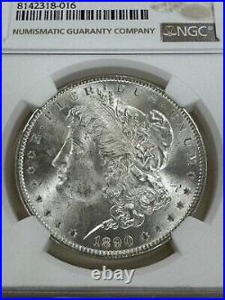 1890-S $1 Morgan Silver Dollar NGC MS 63