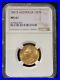 1891 Gold Sovereign, Sydney mint, Victoria, slabbed by NGC MS61