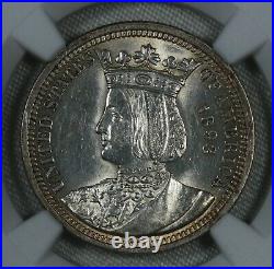 1893.25 Isabella Commemorative. NGC Uncirculated