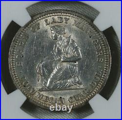 1893.25 Isabella Commemorative. NGC Uncirculated