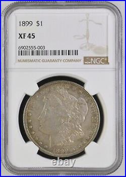 1899 Morgan Silver Dollar Coin NGC XF 45