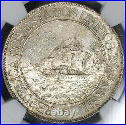 1900 NGC MS 63 BRAZIL Silver 2000 Reis DISCOVERY Coin 20K Minted (17120103C)