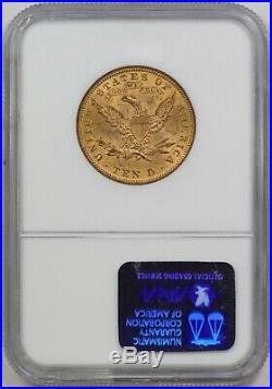 1901-P NGC $10 Liberty Gold Eagle MS63 Mint State UNC Pre-33 US Coin