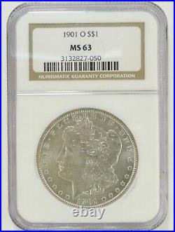 1901-o Morgan Silver $1 Ngc Ms63