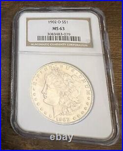 1902-O MS63 Morgan Silver Dollar Silver Coin NGC Mint State 63 Free Shipping