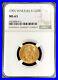 1905 Gold Venezuela 20 Bolivares Simon Bolivar Coin Ngc Mint State 63
