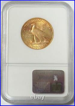 1913 Gold United States $10 Indian Head Eagle Coin Ngc Mint State 64