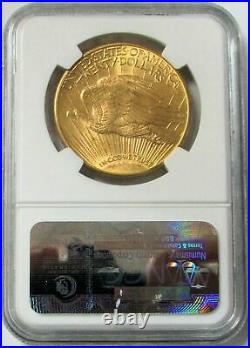 1914 D Gold $20 Saint Gaudens Double Eagle Coin Ngc Mint State 63