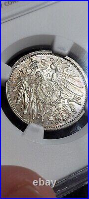 1915G Germany 1 Mark MS 64 NGC Natural Toned