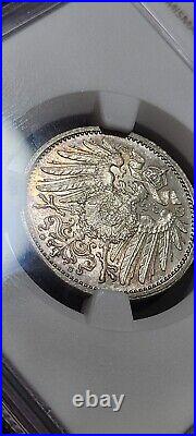 1915G Germany 1 Mark MS 64 NGC Natural Toned