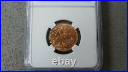 1918 Full Gold Sovereign, Bombay Mint, India. Ms63, Ngc Graded