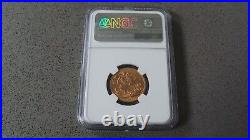 1927 Full Gold Sovereign. Ngc Graded Ms 63 South Africa Mint