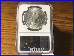 1927 Silver Peace Dollar Coin NGC MS61