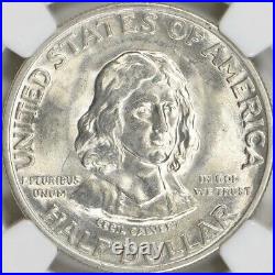 1934 Maryland Commemorative Silver Half Dollar NGC Mint State 65 MS-65