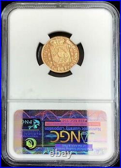 1946 B Gold Liechtenstein 10 Franken Coin Ngc Mint State 66