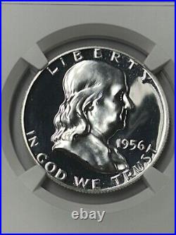 1956 Proof Cameo Franklin Half Dollar Type 2 NGC PF67 Cameo