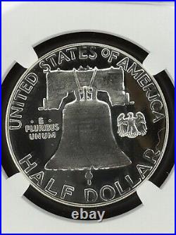 1956 Type 2 Proof Franklin Half Dollar PF68 CAM NGC 50c