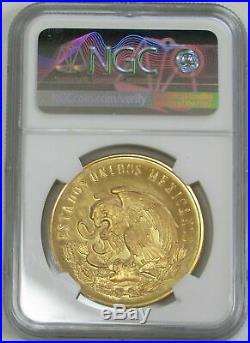 1962 Gold Mexico 50 Pesos Finest Known Pop 1 Ngc Mint State 69 Cinco De Mayo