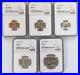 1964 NGC US Mint 5-Coin Silver Proof Set ALL Graded PF69