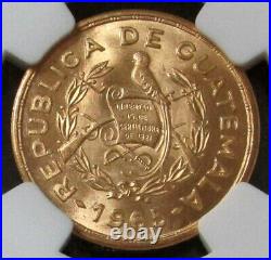 1965 GOLD GUATEMALA 1/4 oz TECUN UMAN NGC MINT STATE 67