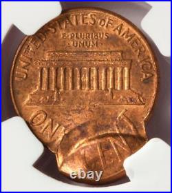 1965 NGC MS63RB Double Struck Double Date Lincoln Cent Mint Error Rare