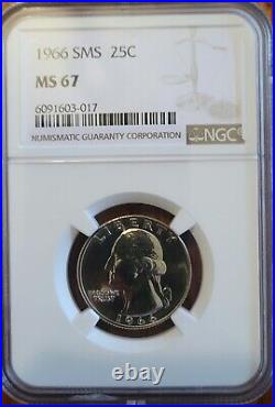1966 Special Mint Set SMS ALL 5 Coins NGC MS67 -Veteran Owned Business