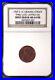 1969 S Lincoln Cent, Obv. Struck Thru, Late Capped Die, NGC Mint Error MS 64 RB