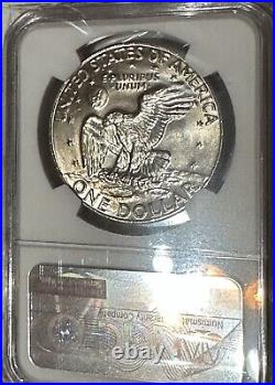 1978-D NGC Graded MS 66 Eisenhower Dollar Near Top Pop Mint Bag Pedigree